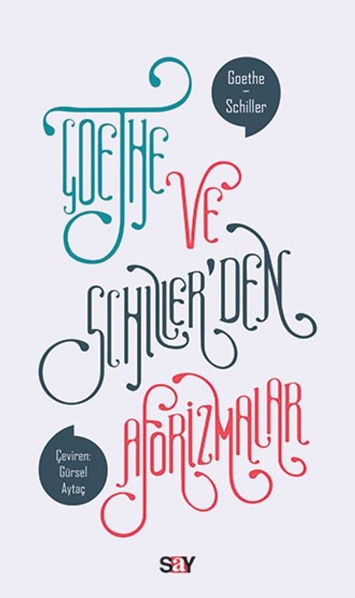 Goethe ve Schiller'den Aforizmalar