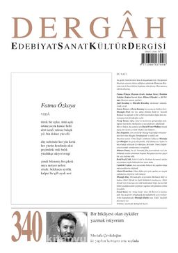 Dergah Edebiyat Sanat Kültür Dergisi Sayı 340 Haziran 2018