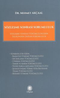 Sözleşme Sonrası Sorumluluk 