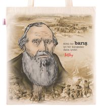 Askılı Bez Çanta - Tolstoy