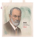 Askılı Bez Çanta - Sigmound Freud