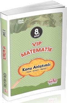 8. Sınıf Vip Matematik Konu Anlatımlı