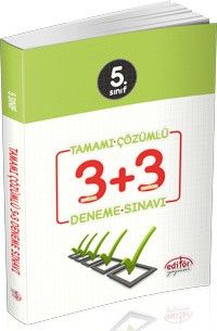 5.Sınıf Tamamı Çözümlü 3+3 Deneme Sınavı