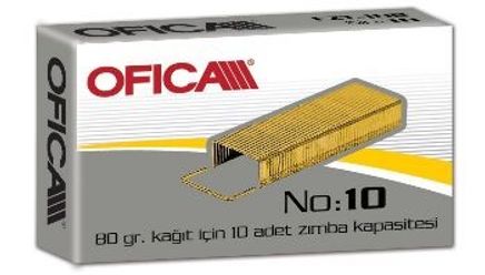 Zımba Teli Sarı No:10 (10 Adetlik Kutularda) FZT-10S