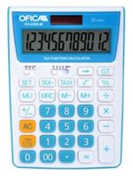 Ofica FH-5200M 12 Hane TAX'lı Masa Tipi Hesap Makinası Mavi 