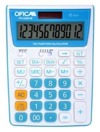 Ofica FH-5200M 12 Hane TAX'lı Masa Tipi Hesap Makinası Mavi 