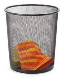 Ofica Tel Çöp Kovası Siyah FTS-30S