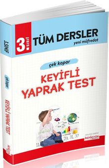 3. Sınıf Tüm Dersler Keyifli Çek Kopar Yaprak Test