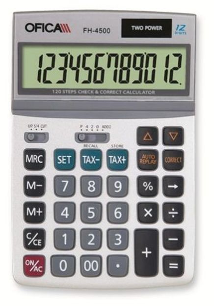 Ofica 4500 Hesap Makinesi Masa Tipi 12 Hane FH-4500