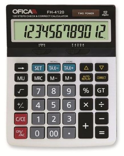 Ofica 4120 Hesap Makinesi Masa Tipi 12 Hane FH-4120