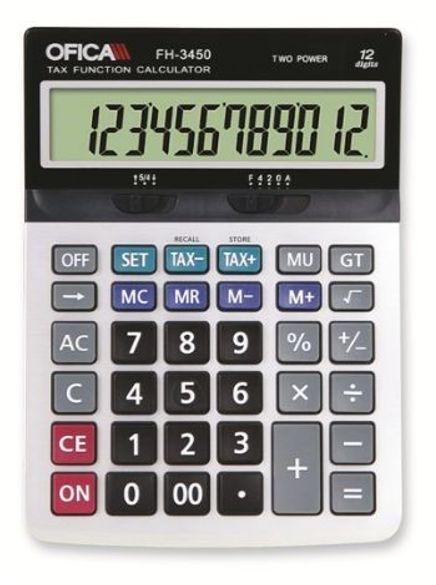 Ofica 3450 Hesap Makinesi Masa Tipi 12 Hane FH-3450