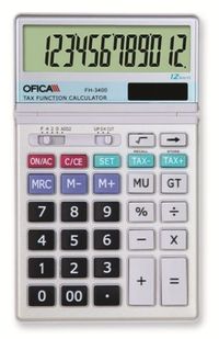 Ofica 3400 Hesap Makinesi Masa Tipi 12 Hane FH-3400