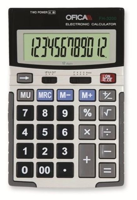 Ofica 3200 Hesap Makinesi Masa Tipi 12 Hane FH-3200