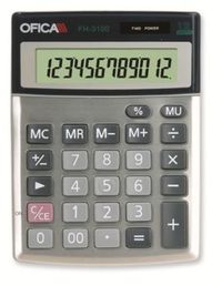 Ofica 3100 Hesap Makinası Masa Tipi 12 Hane FH-3100