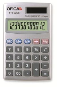 Ofica 2305 Hesap Makinesi Cep Tipi 12 Hane FH-2305