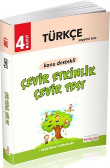 4.Sınıf Türkçe Çevir Etkinlik Çevir Test
