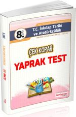 8.Sınıf T.C. İnkılap Tarihi ve Atatürkçülük Çek Kopar Yaprak Test
