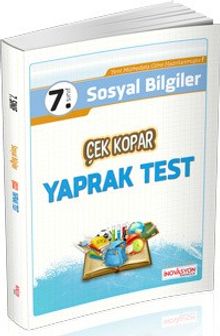 7.Sınıf Sosyal Bilgiler Çek Kopar Yaprak Test