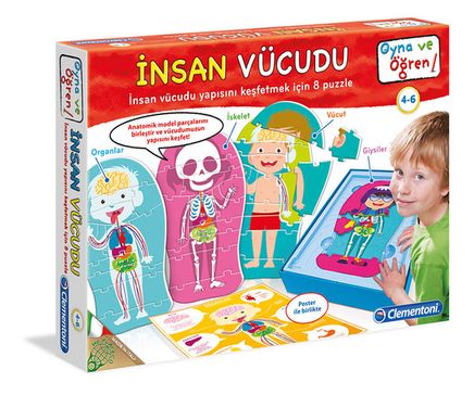 Oyna ve Öğren İnsan Vücudu (4-6 Yaş)Kod(64283)