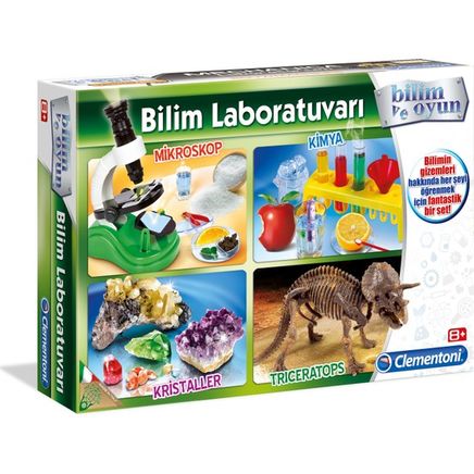 Bilim Laboratuvarı - Kimya, Mikroskop, Kristaller, Triceratops (Kod:64550)