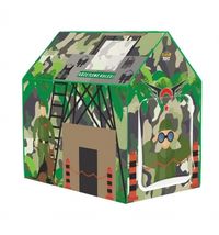 Asker Oyun Çadırı Oyun Evi Çift Girişli Büyük Çadır (57973FR)
