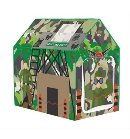 Asker Oyun Çadırı Oyun Evi Çift Girişli Büyük Çadır (57973FR)