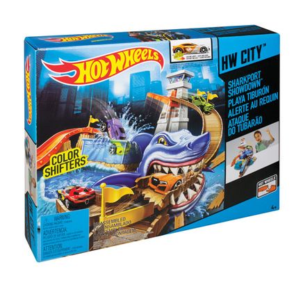 Hot Wheels Renk Değiştıren Araçlar Sharky Yarış Seti (BGK04)