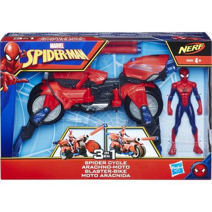 Spider-man Figür ve Örümcek Motosiklet (E0593)