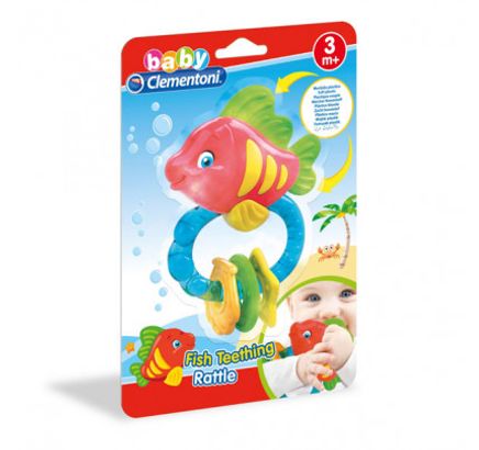 Baby Clementoni Diş Kaşıyıcı Balık Çıngırak (Kod:17032)