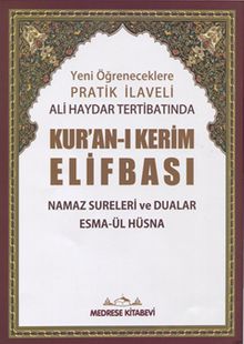 Pratik Tecvid İlaveli Ali Haydar Kur’an-ı Kerim Elifbası (Rahle Boy)