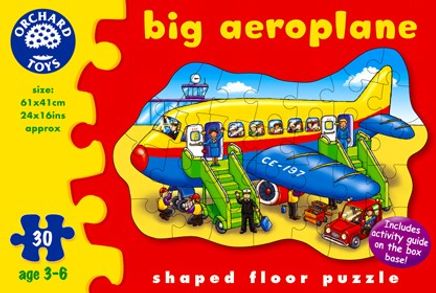 Big Aeroplane Puzzle (3-6 Yaş)