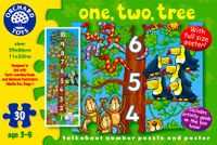 One, Two, Tree Number Puzzle and Poster (3-6 Yaş)