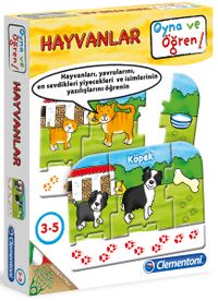 Clementoni Oyna - Öğren Hayvanlar (3-5 Yaş) (64240)