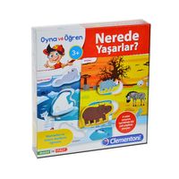 Clementoni Oyna Öğren Nerede Yaşarlar Eğitici Zeka Geliştirici (64432)