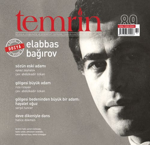 Temrin Aylık Düşünce ve Edebiyat Dergisi Sayı:89 Mayıs-Haziran 2018