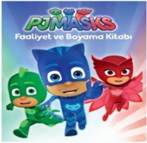 Pj Maskeliler Faaliyet ve Boyama Kitabı