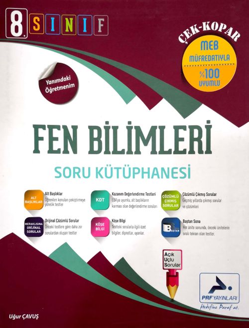 8. Sınıf Fen Bilimleri Soru Kütüphanesi