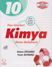 10. Sınıf Fen Liseleri Kimya Konu Anlatımlı - Hakan Söylemez