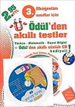 İlköğretim 3. Sınıf Ödül'den Akıllı Testler & Cd Hediyeli