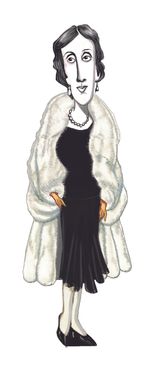 Virginia Woolf - Karikatür Ayraç