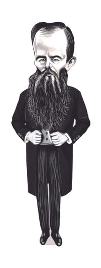 Fyodor Dostoyevski - Karikatür Ayraç