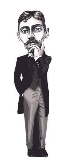 Marcel Proust - Karikatür Ayraç
