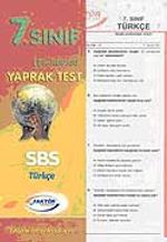 7. Sınıf Türkçe Yaprak Test