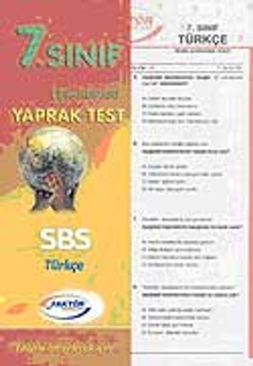 7. Sınıf Türkçe Yaprak Test