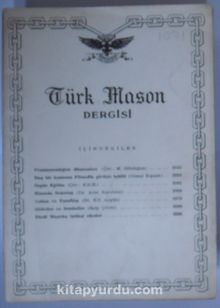 Türk Mason Dergisi / 7 Farklı Sayı (Kod:6-A-49)