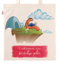 Askılı Bez Çanta - Kamp