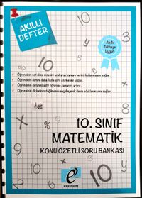 10. Sınıf Matematik Konu Özetli Soru Bankası Akıllı Defter