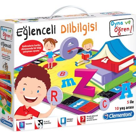 Clementoni Oyna ve Öğren Eğlenceli Dilbilgisi Oyunu 5-10 Yaş (64560)
