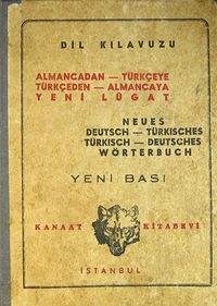 Almancadan-Türkçeye Türkçeden-Almancaya Yeni Lügat / Dil Kılavuzu (1-A-51)