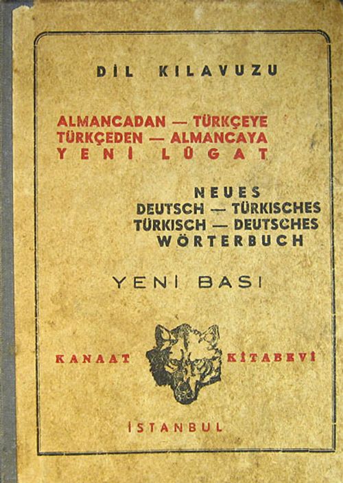 Almancadan-Türkçeye Türkçeden-Almancaya Yeni Lügat / Dil Kılavuzu (1-A-51)